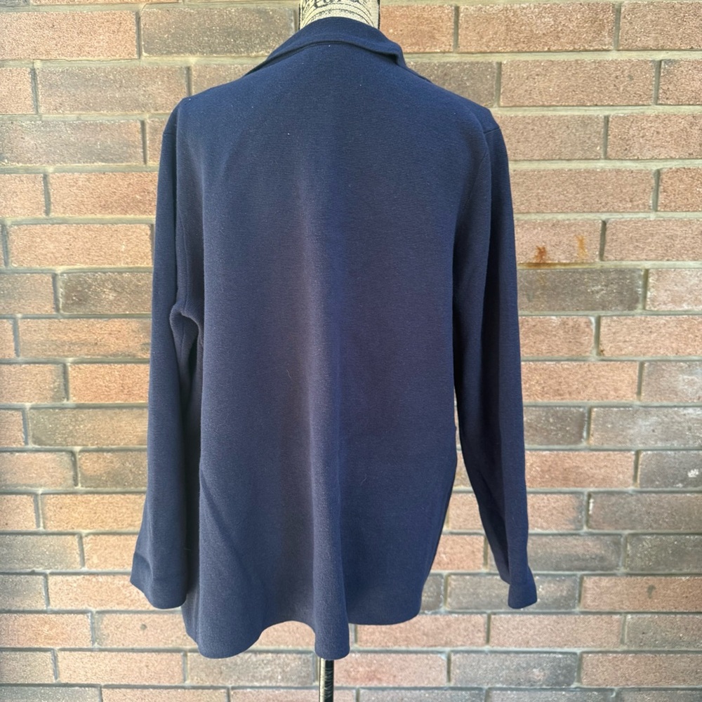 J. Crew Classic Dark Navy Cardigan Size Medium NWOT Re-imagined by J-crew - Picture 4 of 8